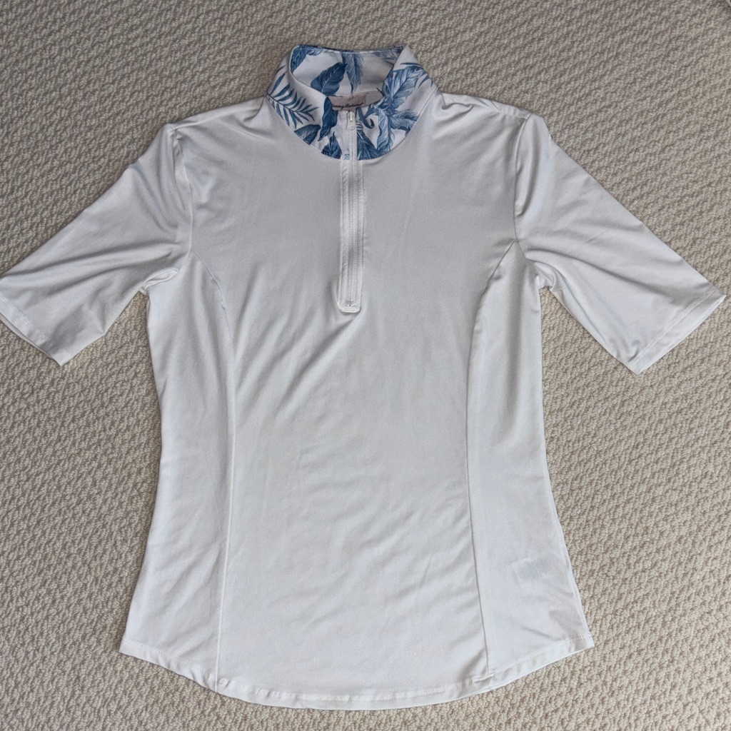 Tommy Bahama Golf Zip Front Shirt